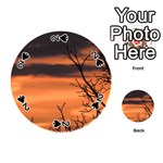 Tree branches and sunset Playing Cards 54 (Round) 
