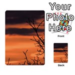 Tree branches and sunset Multi-purpose Cards (Rectangle) 