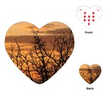 Colorful Sunset Playing Cards (Heart) 