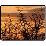 Colorful Sunset Fleece Blanket (Medium) 