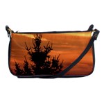 Christmas tree and sunset Shoulder Clutch Bags
