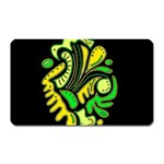 Yellow and green spot Magnet (Rectangular)