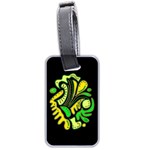 Yellow and green spot Luggage Tags (Two Sides)