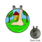 Giant foot Hat Clips with Golf Markers