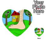 Giant foot Playing Cards 54 (Heart) 