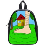 Giant foot School Bags (Small) 