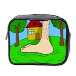 Giant foot Mini Toiletries Bag 2-Side