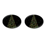 Xmas tree 2 Cufflinks (Oval)