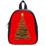 Xmas tree 3 School Bags (Small) 