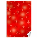 Red Xmas desing Canvas 20  x 30  