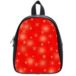 Red Xmas desing School Bags (Small) 