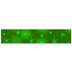 Green Xmas design Flano Scarf (Small)