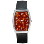 Xmas design Barrel Style Metal Watch