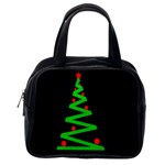 Simple Xmas tree Classic Handbags (One Side)