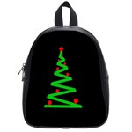 Simple Xmas tree School Bags (Small) 