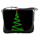 Simple Xmas tree Messenger Bags