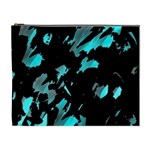 Painter was here - cyan Cosmetic Bag (XL)