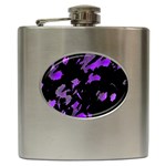 Painter was here - purple Hip Flask (6 oz)
