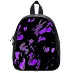 Painter was here - purple School Bags (Small) 