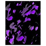 Painter was here - purple Drawstring Bag (Small)
