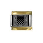 Img 0851 Gold Trim Italian Charm (9mm)