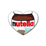 Pastedgraphic 2 Rubber Heart Coaster (4 pack)
