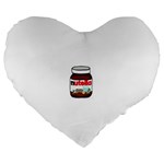 Pastedgraphic 2 Large 19  Premium Flano Heart Shape Cushion