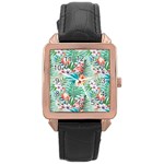 Image Rose Gold Leather Watch 