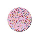 Foodpaper01 05 Rubber Coaster (Round)