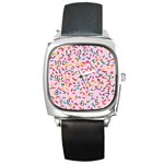 Foodpaper01 05 Square Metal Watch