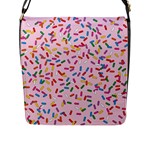 Foodpaper01 05 Flap Closure Messenger Bag (L)