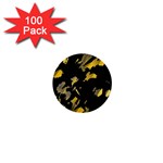 Painter was here - yellow 1  Mini Buttons (100 pack) 