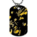 Painter was here - yellow Dog Tag (One Side)