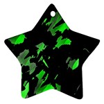 Painter was here - green Ornament (Star) 