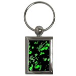 Painter was here - green Key Chains (Rectangle) 
