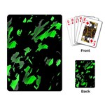 Painter was here - green Playing Card