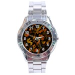 Abstract Autumn  Stainless Steel Analogue Watch