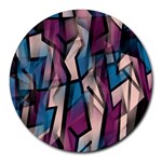 Purple high art Round Mousepads