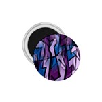 Purple decorative abstract art 1.75  Magnets