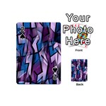 Purple decorative abstract art Playing Cards 54 (Mini) 