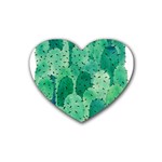 46 2 Rubber Heart Coaster (4 pack)