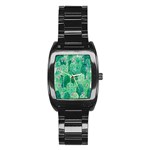46 2 Stainless Steel Barrel Watch