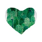 46 2 Standard 16  Premium Flano Heart Shape Cushion 