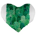 46 2 Large 19  Premium Flano Heart Shape Cushion