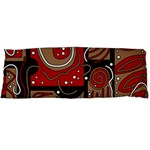 Red and brown abstraction Body Pillow Case (Dakimakura)