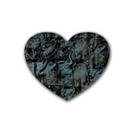 Blue town Heart Coaster (4 pack) 