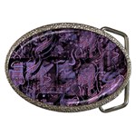 Purple town Belt Buckles