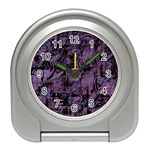 Purple town Travel Alarm Clocks