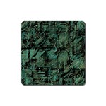Green town Square Magnet