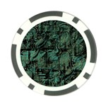 Green town Poker Chip Card Guards